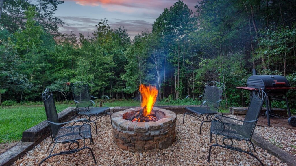 Fire Feature Gathering Space - Rustic Fire Feature project in Maplewood, MN